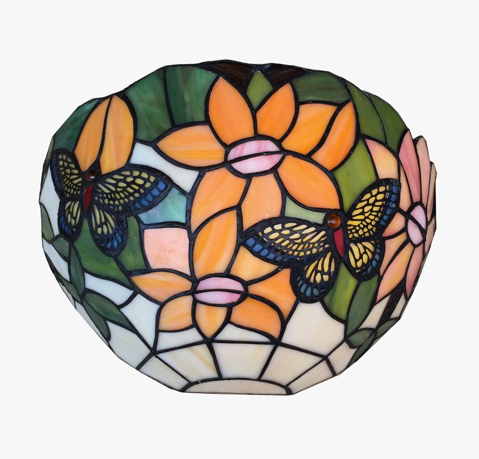 Schmetterling Butterfly Tiffany Wand Lampe Tiffanylampe Wandlampe GN104W