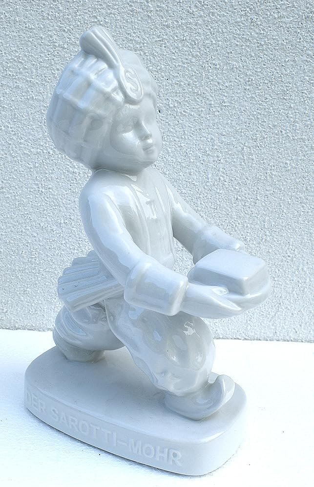 Porzellan Figur Porzellanfigur Werbefigur Sarotti Mohr selten rar 28 cm. S14