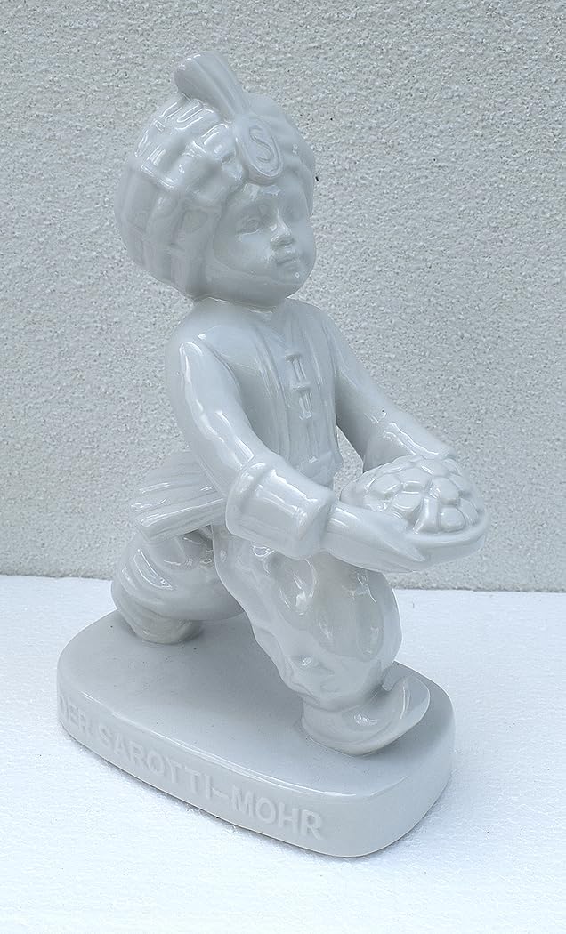 Porzellan Figur Porzellanfigur Werbefigur Sarotti Mohr selten rar 28 cm. S15