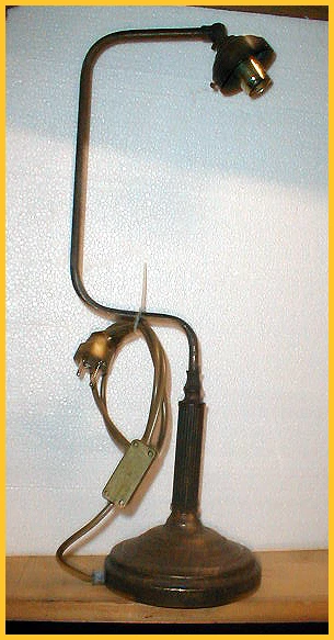 Tischleuchte Messing Lampe Leselampe Jugendstillampe Jugendstil Lampenfuß 12 Anja