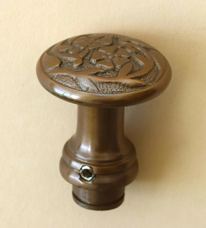 Jugendstil Antik Style Messing Antik Dreh Türknopf Tür Knauf Türknauf B6SQA