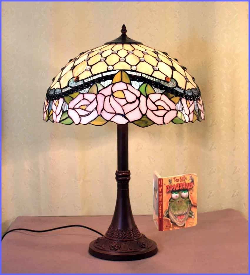 Edel Tiffany Tisch Lampe Tiffanylampe Tischlampe Lampe Standlampe GN100 GE