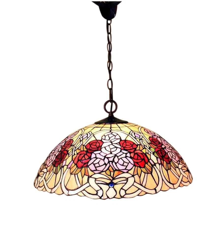 Edel Tiffany Lampe Tiffanylampe Deckenlampe Decken Lampe Hängelampe GN116