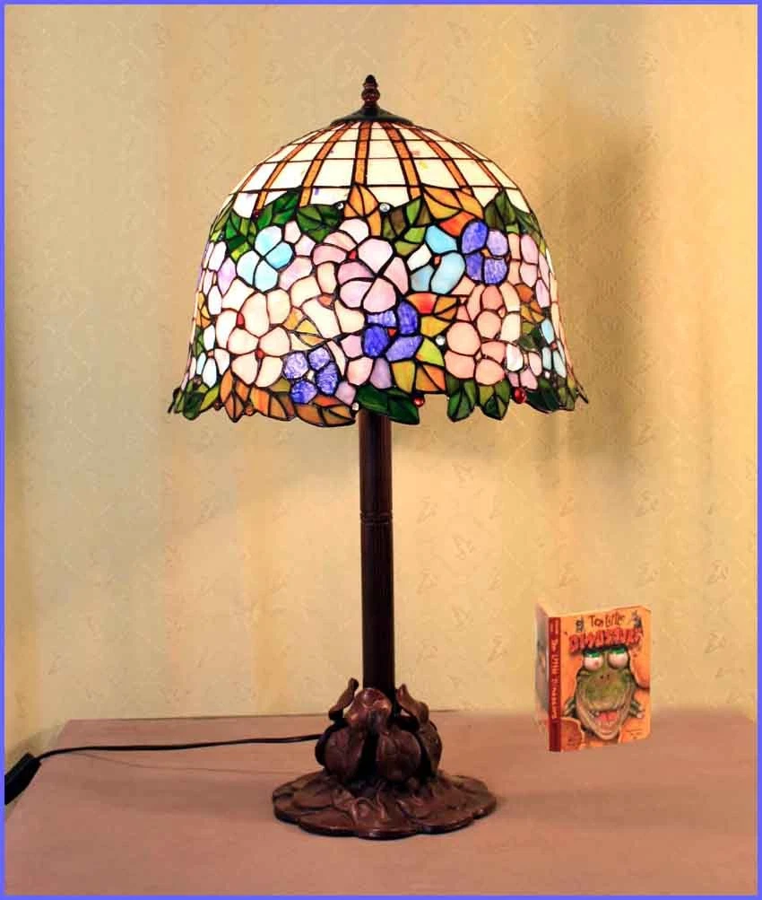 Edel Tiffany Lampe Tiffanylampe Tisch Lampe Tischlampe GN92 GE