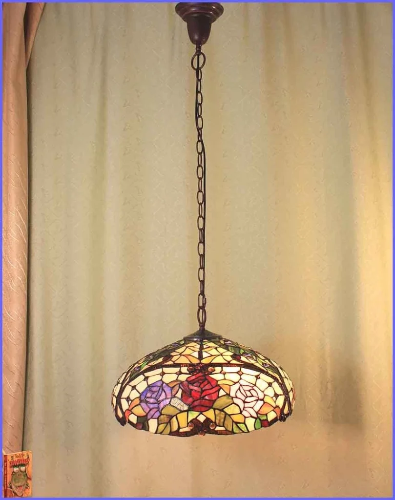 Edel Tiffany Lampe Tiffanylampe Decken Lampe Deckenlampe GN98 GE