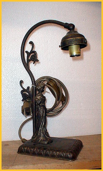 70 er Jahre Massiv Messing Lampe Jugendstil Tischlampe Rarität Alt Lampe 2 Anja