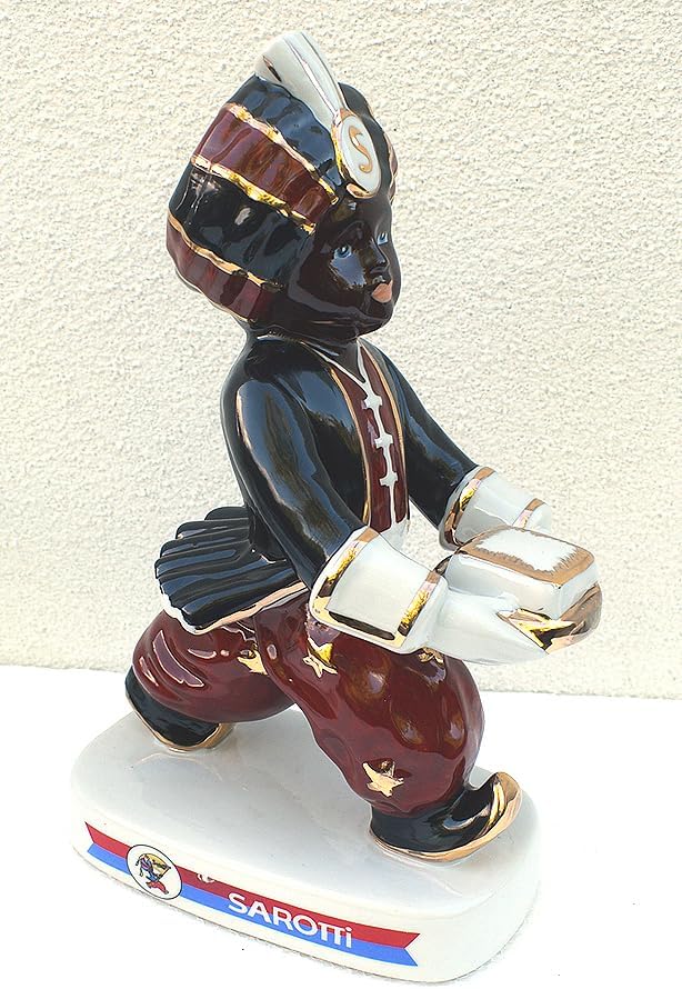 Porzellan Figur Porzellanfigur Werbefigur Sarotti Mohr selten rar 28 cm. S21