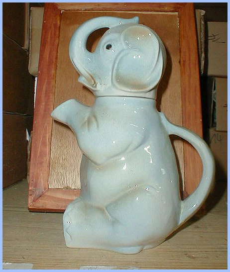 Porzellan Figur Kanne Figurenkanne Teekanne Sammelkanne Elefant Elephant cp002-8