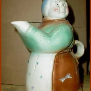 Porzellan Figur Kanne Figurenkanne Teekanne Sammelkanne Mamsel Frau cp002-15