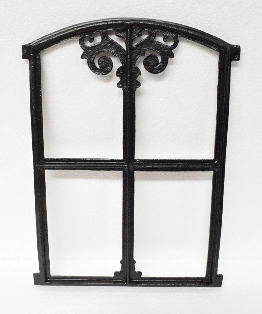 Antik Eisen Aluminium Stallfenster Scheunenfenster Eisenfenster 45x33,5 cm W10-B – Bild 2