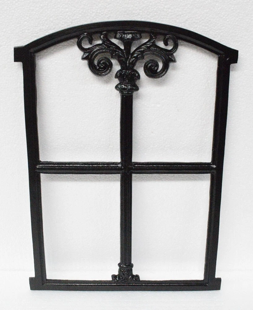 Antik Eisen Aluminium Stallfenster Scheunenfenster Eisenfenster 45x33,5 cm W10-B