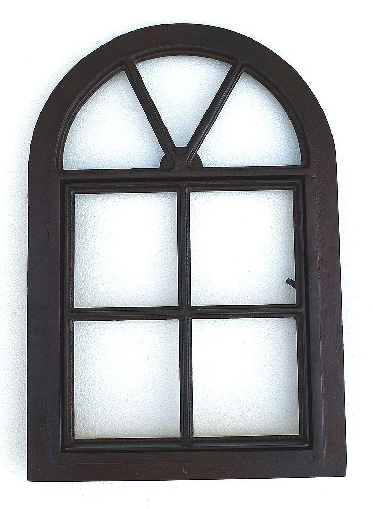 Antik Eisen Aluminium Stallfenster Scheunenfenster Eisenfenster 58 x 39,5cm W1RU – Bild 2