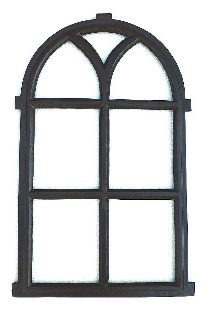 Antik Eisen Aluminium Stallfenster Scheunenfenster Eisenfenster 66x41 cm. W7-RU – Bild 2