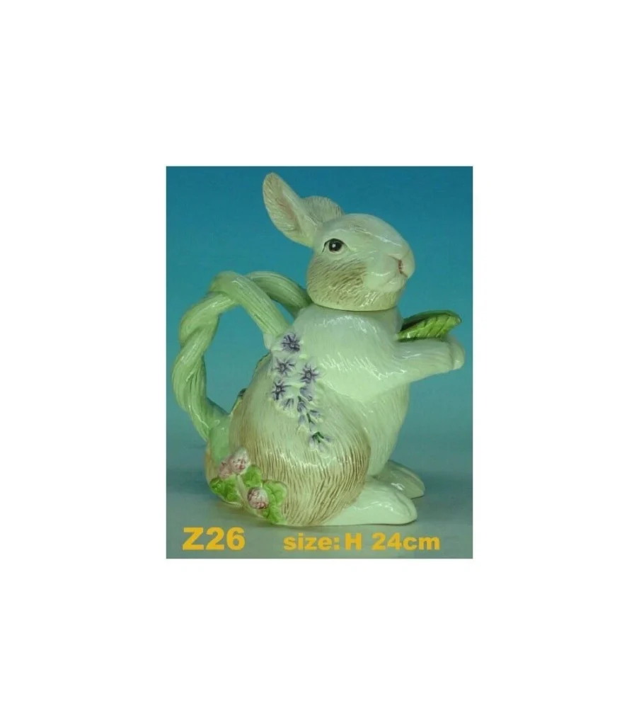 Oster Deko Porzellan Figur Kanne Figuren Kanne Hase Teekanne Antik Style Z26