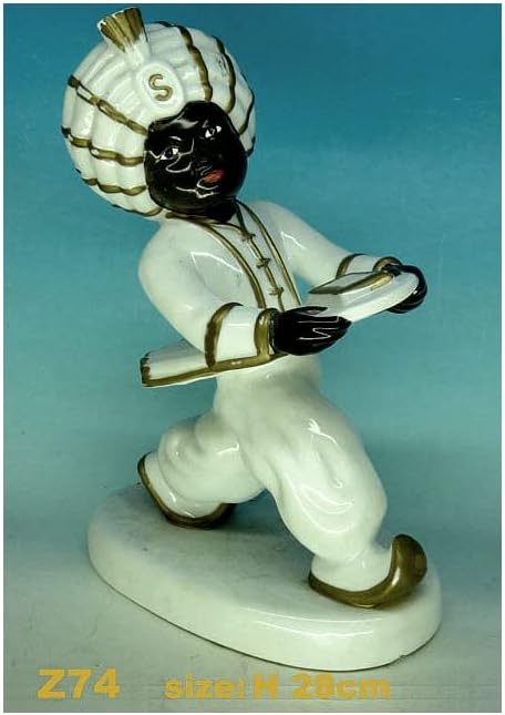 Neundorf Porzellan Figur Figuren Porzellanfigur Sarotti Mohr Werbefigur Werbefiguren Z74